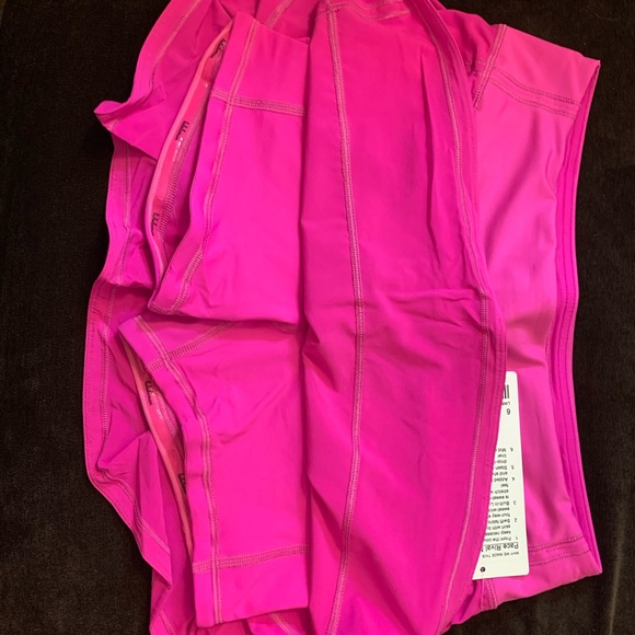 NWT Lululemon Pace Rival Skirt in Pow Pink (4) - Picture 11 of 12